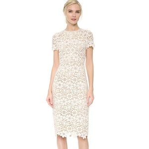 BNWT SHOSHANNA WHITE BEAUX LACE DRESS FIT & FLARE